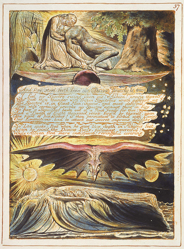 Blake, Jerusalem copy E, plate 37 in Bentley's numbering